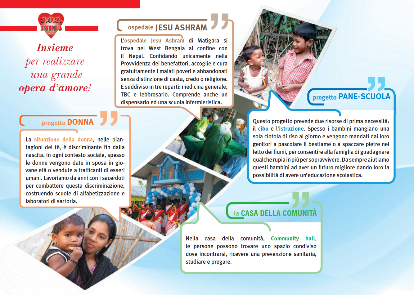 sos india missione progetti