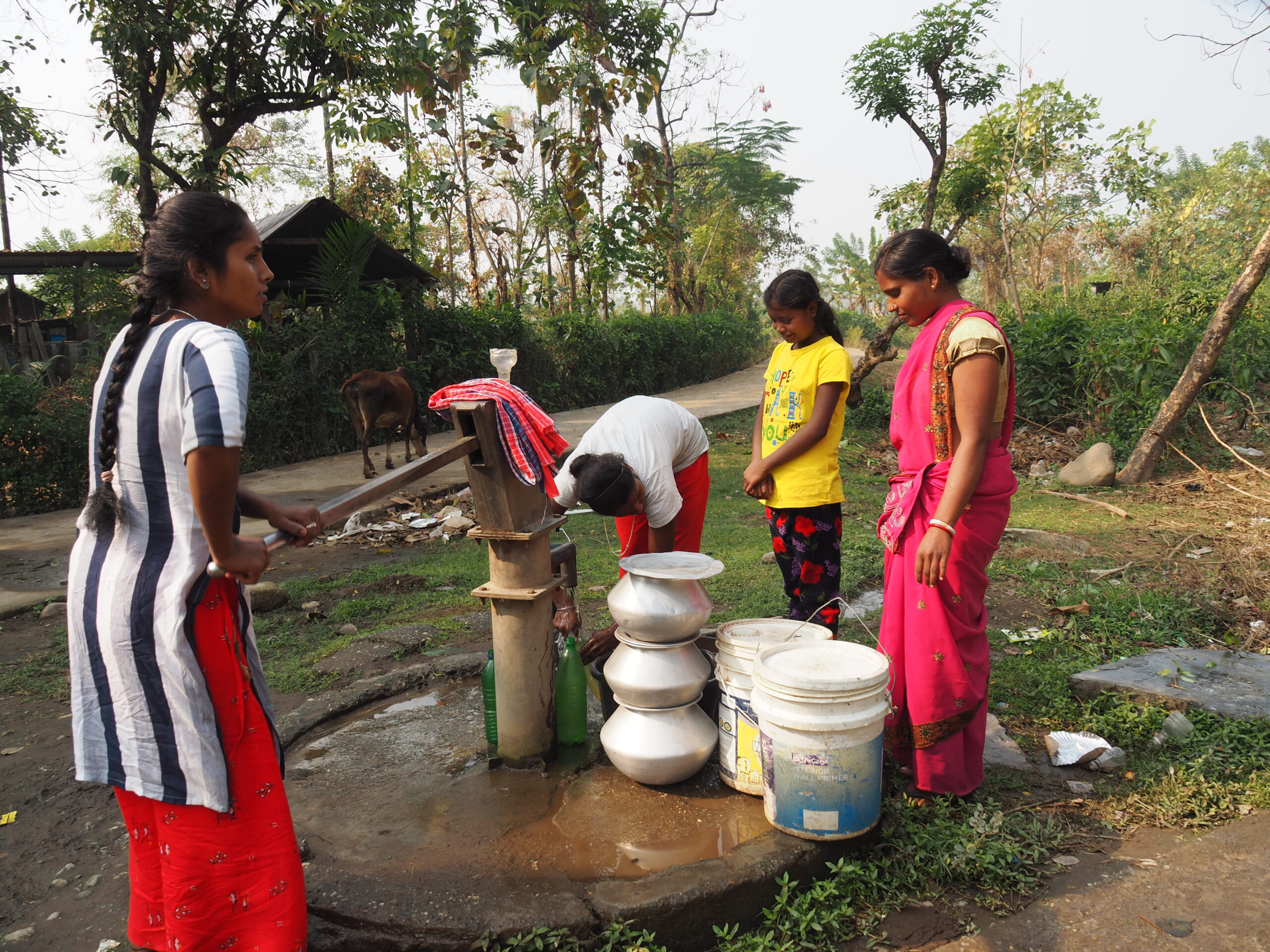 Sei pozzi d’acqua a Dhobasole